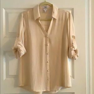 Express button up collared dress shirt